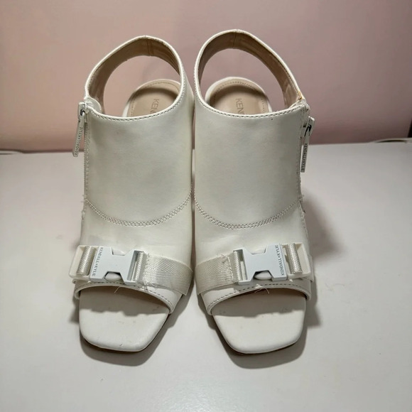 KENDALL + KYLIE Womens Zeno Faux Leather  Open Toe Slingback Heels - Picture 2 of 12